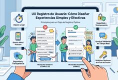 UX registro de usuario cómo diseñar experiencias de registro simples y efectivas