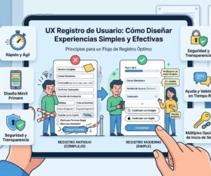 UX registro de usuario cómo diseñar experiencias de registro simples y efectivas